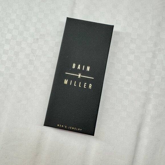 Bain Miller New in Box Brass Curb Link Chain Necklace in Silver - Picture 4 of 4
